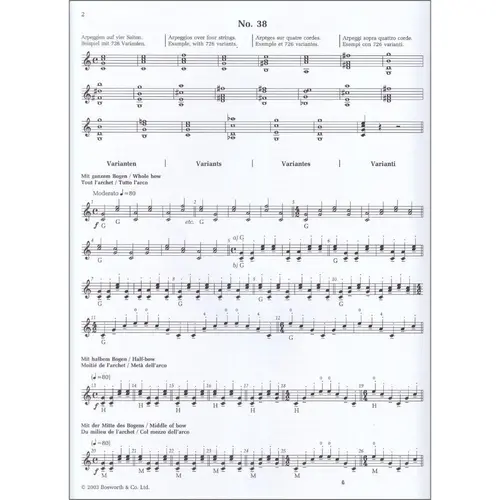 School Of Bowing Technique - Op.2 Vol.6 - Violin