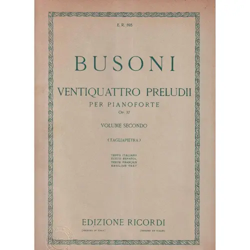 24 Preludi Op.  37 -Vol.II