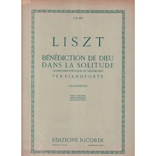 Benediction De Dieu Dans La Solitude  (Edição Antiga)