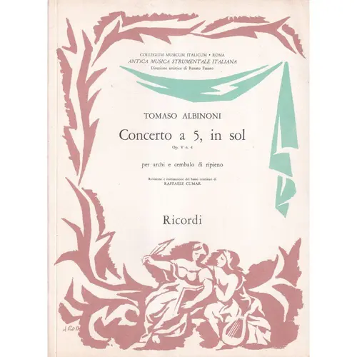 Concerto A 5,In Sol- Op.   V N.4