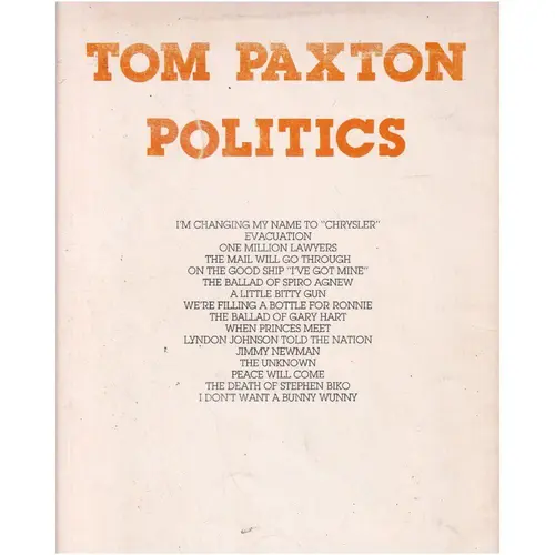Tom Paxton - Politics - Exemplar Antigo