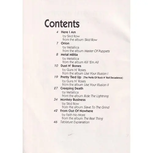 Heavy Metal Guitar Songbook - 2B - Exemplar Antigo