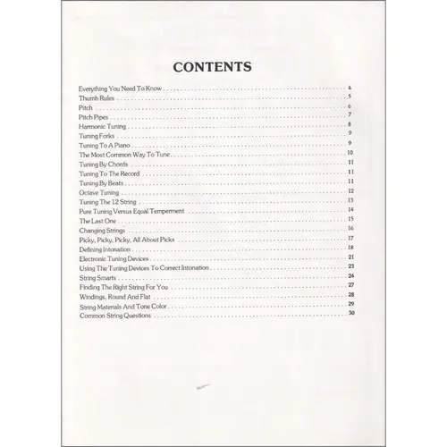 Guitar Tuning for the Complete Musical Idiot