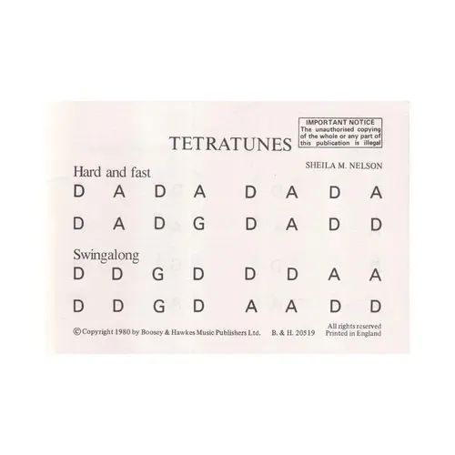 Tetratunes for cello