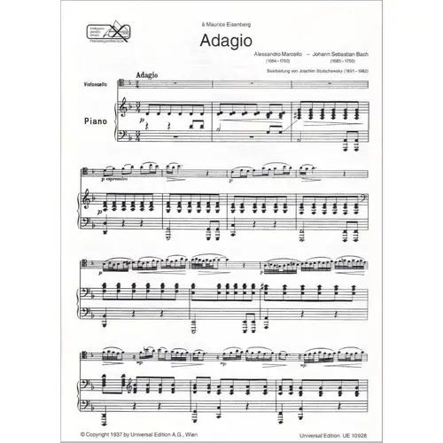 Adagio - Bwv 974/2