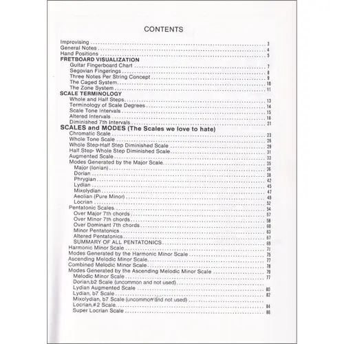 Scales And Modes In The Beginning