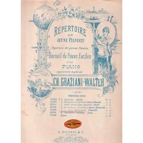 La Petite Napolitaine - Tarantelle  para piano  (Edição Antiga)