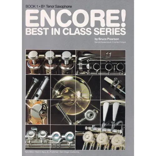 Encore! Best In Class... Book 1 - Bb Tenor Sax