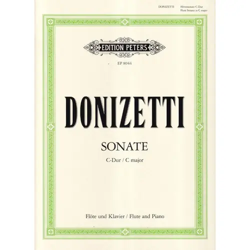 Sonate C major - Flute And Piano