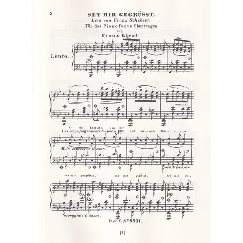 Schubert Song Transcriptions Serie I