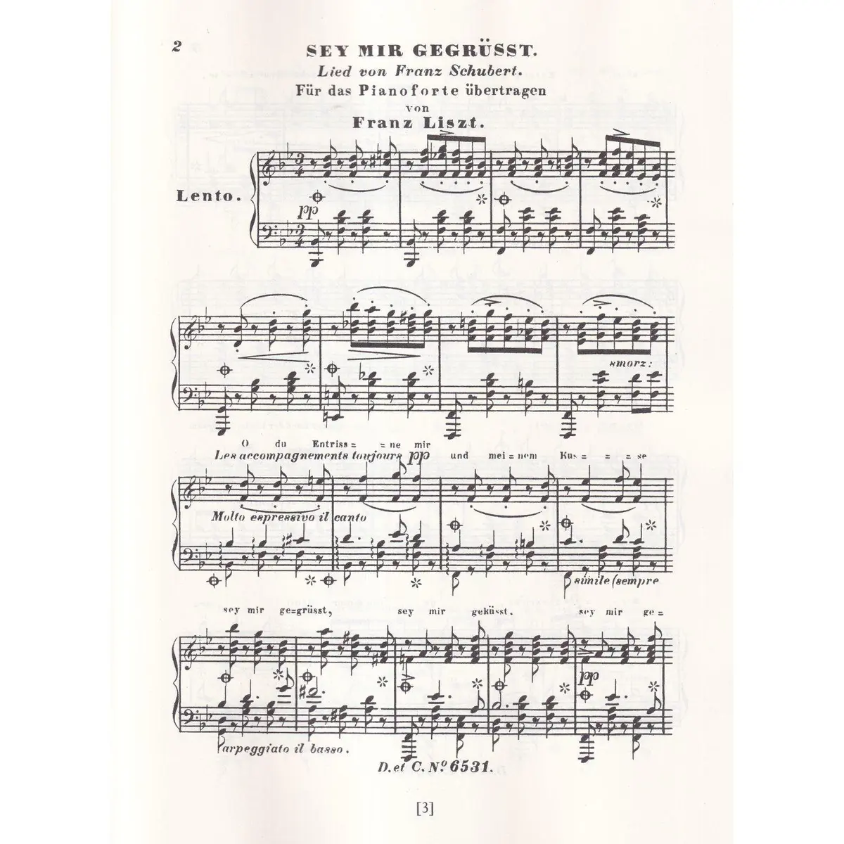 Schubert Song Transcriptions Serie I