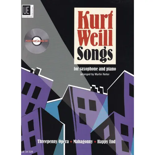 Kurt Weill Songs For Saxophone And Piano