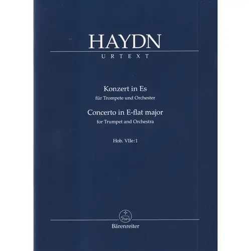 Concerto in E-flat major Hob.VIIe:1 for trumpet and orchestra  - study score