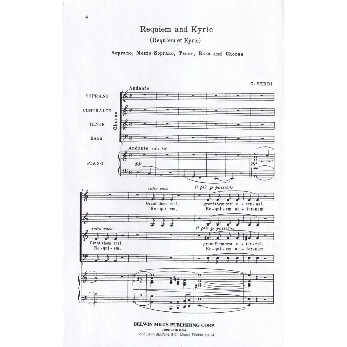 Requiem - Coro