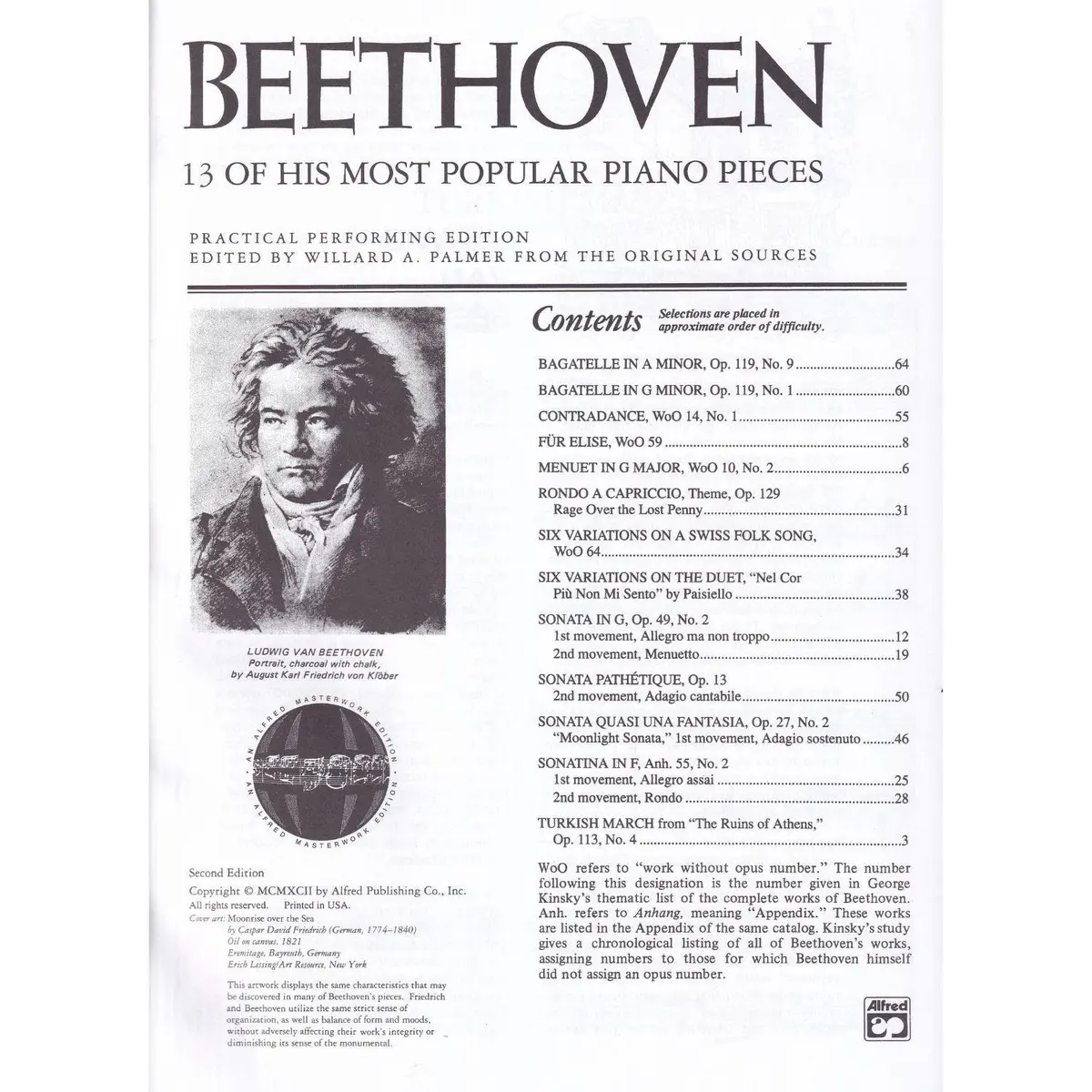 Beethoven - 13 Of His Most Popular Pieces