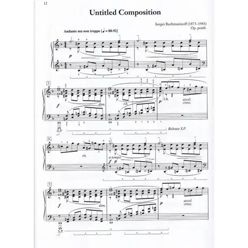Rachmaninoff - 10 Selected Piano Works