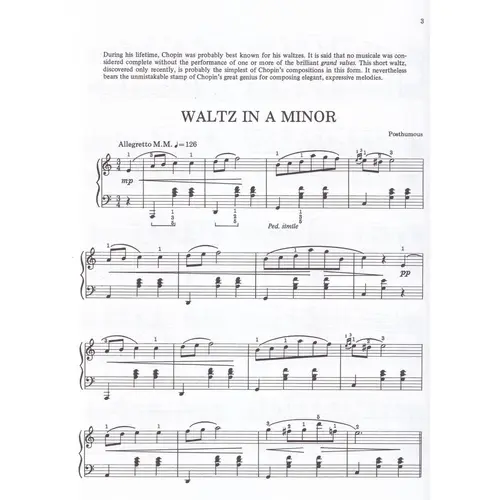 Chopin - 14 Of His Easiest Piano Selections - Alfred Masterwork Edition