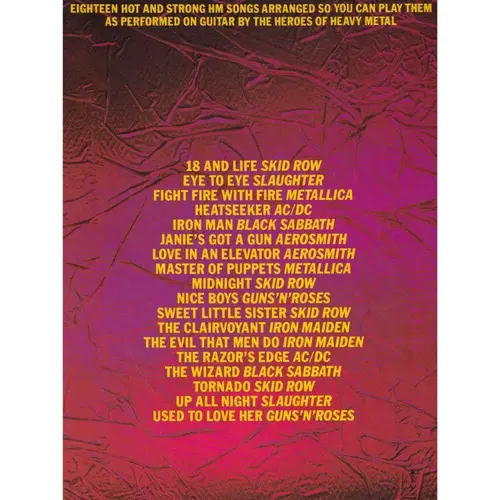 Hot Metal - The Heavy Guitar Tab Album