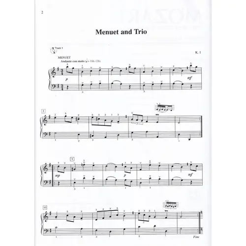 Mozart - The First Book For Pianist