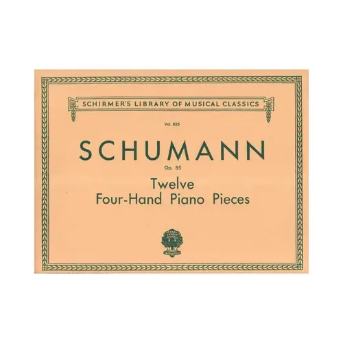 Twelve Four-Hand Piano Pieces - Op.85  (Ed 825)