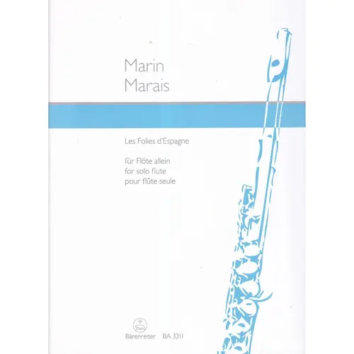 Les folies d'Espagne for solo flute
