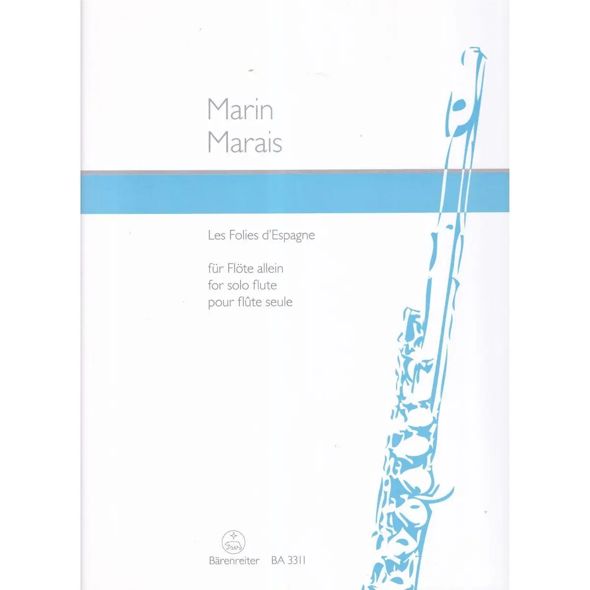 Les folies d'Espagne for solo flute