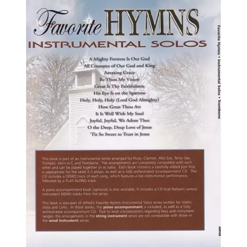 Favorite Hymns Instrumental Solos - Trombone