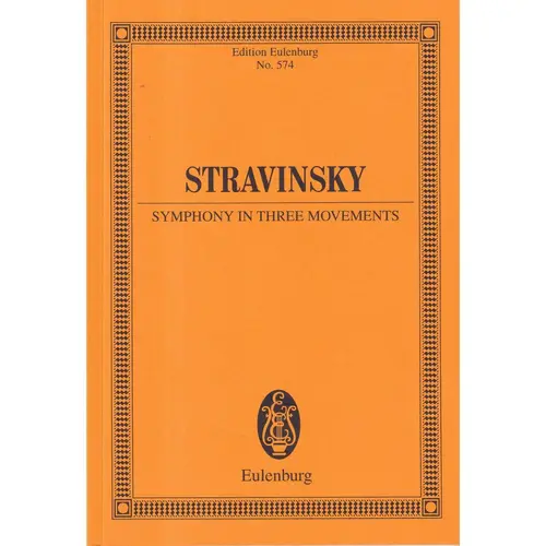 Symphony In Three Movements - Study Score