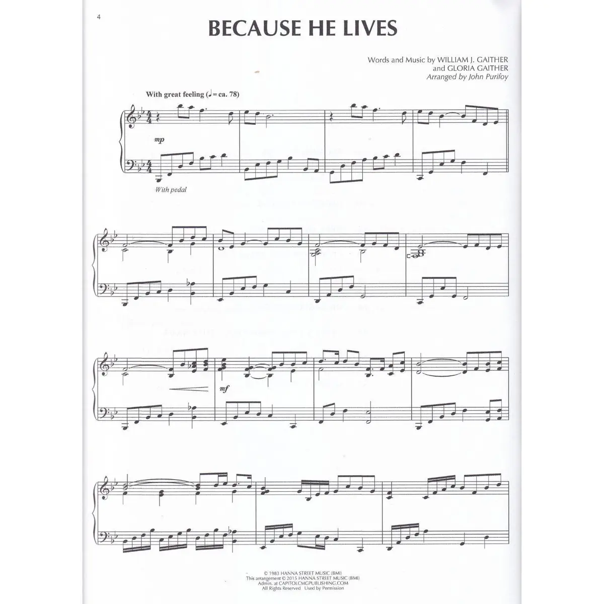 Sacred Classics For Solo Piano