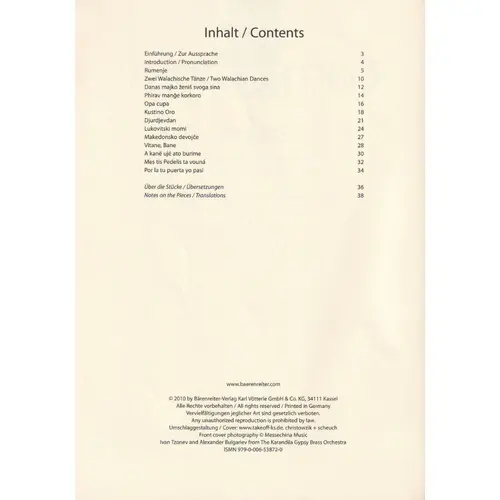 Balkan - Combocom - 13 Arrangements For Variable Instrumentation