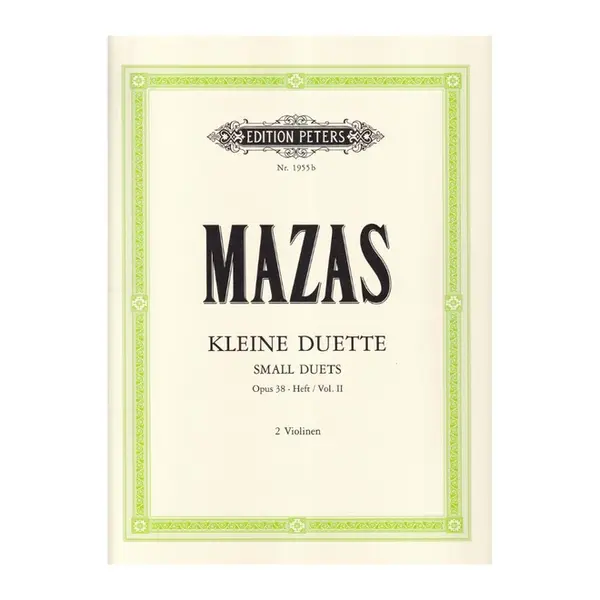 Kleine Duette - Op.38 Vol.2