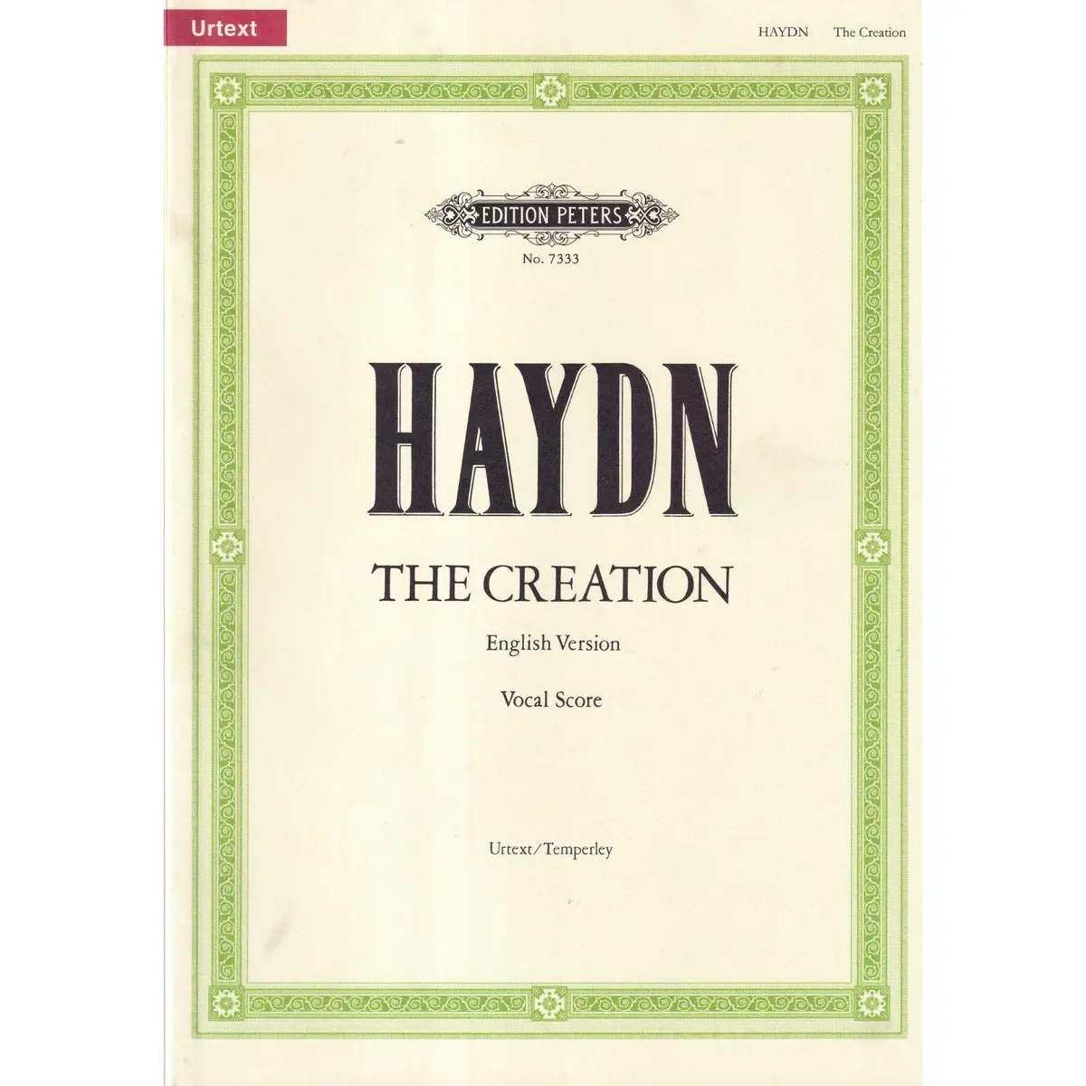 The Creation - Vocal Score - English Version