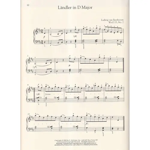 Selected Piano Works - G.Schirmer Performance Editions