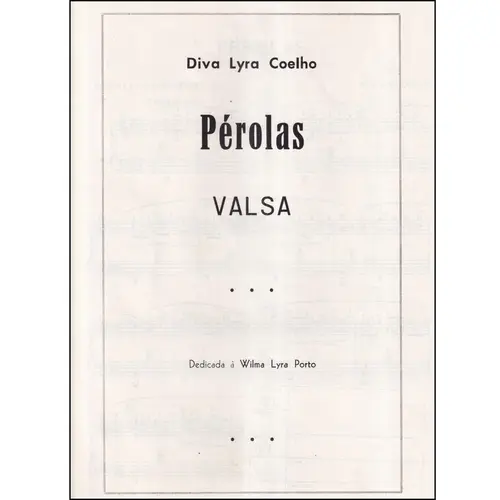 Pérolas - Valsa