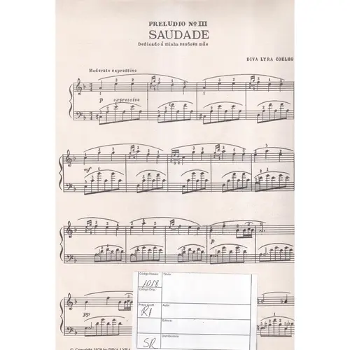 Prelúdio N. 3 (Saudade)