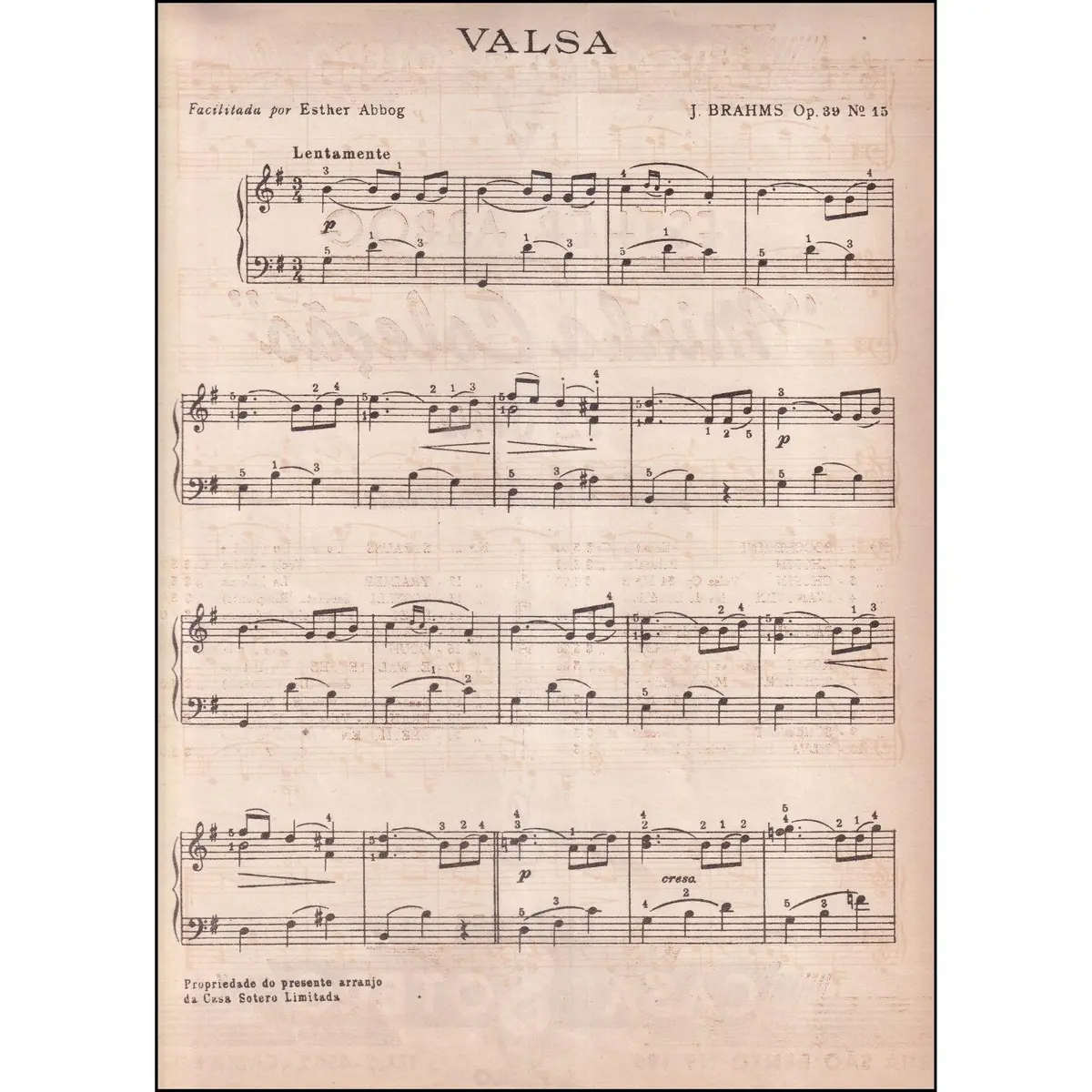 Valsa Op. 39. N. 15