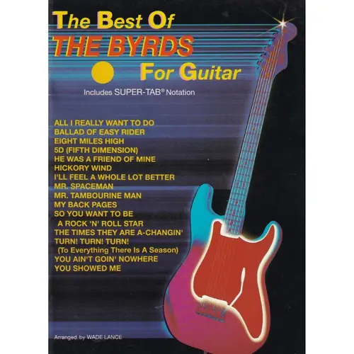 The Best Of The Byrds For Guitar  - Exemplar Antigo, Bordas Um Pouco Sujas