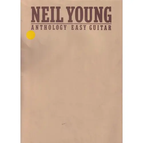 Anthology Easy Guitar - Meil Young - Exemplar Antigo