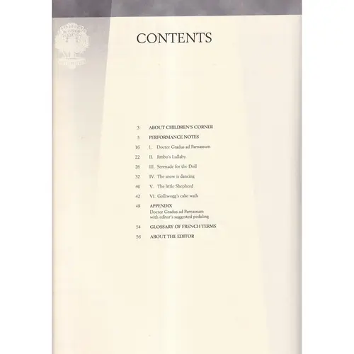 Children´S Corner  - Schirmer Perfomance Editions