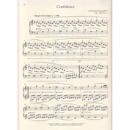 18 Characteristic Studies Opus 109 - Schirmer Performances Editions