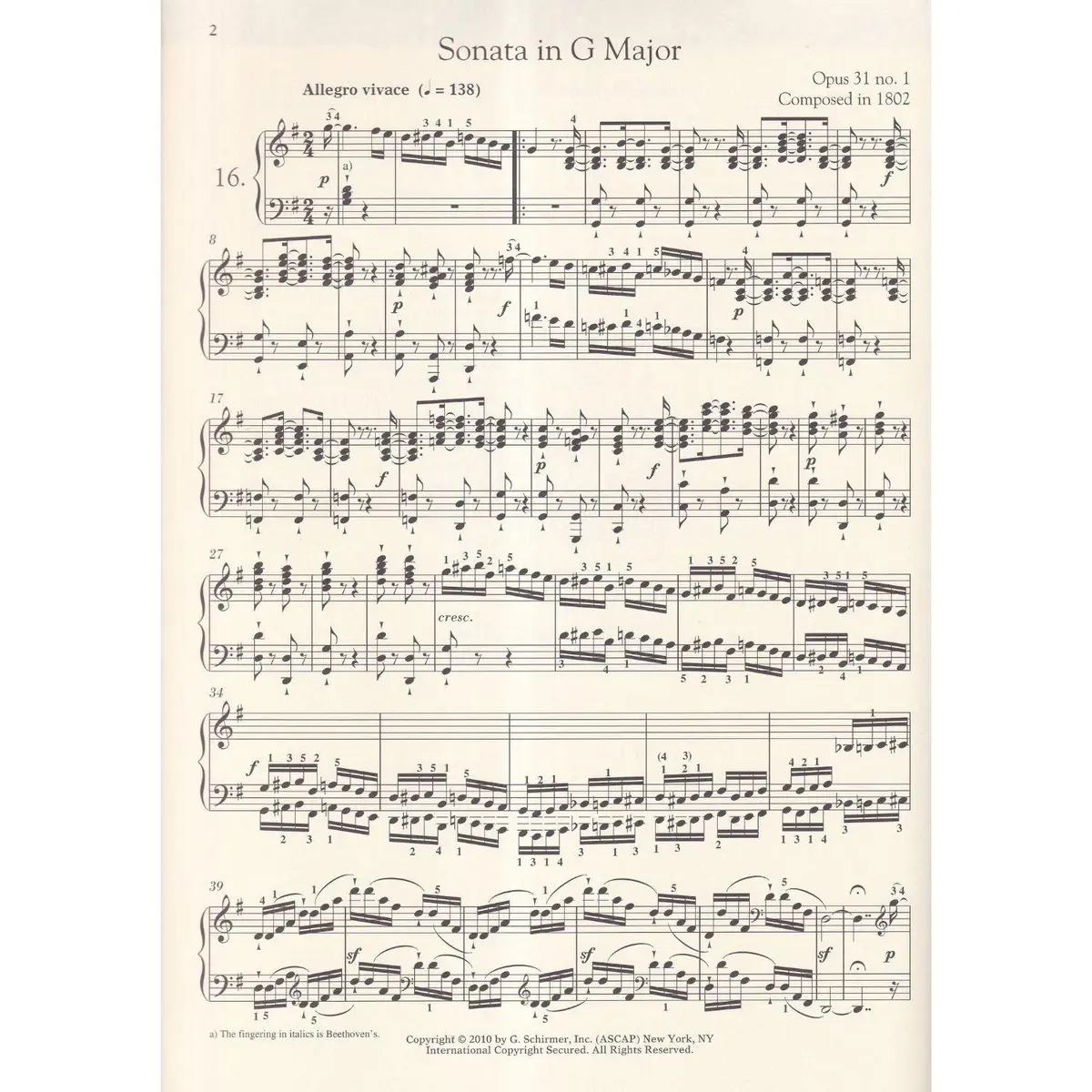 Piano Sonatas Vol.2 (Ns.16 A 32)