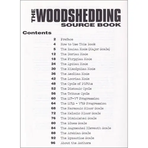 Woodshedding Source Book