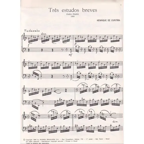 Tres Estudos Breves