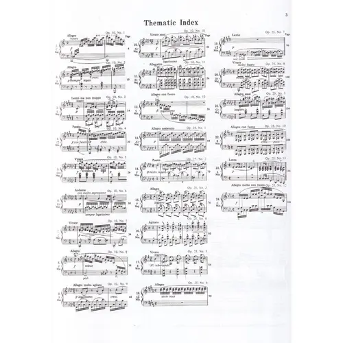 24 Etudes Opus 10 e 25 for the piano