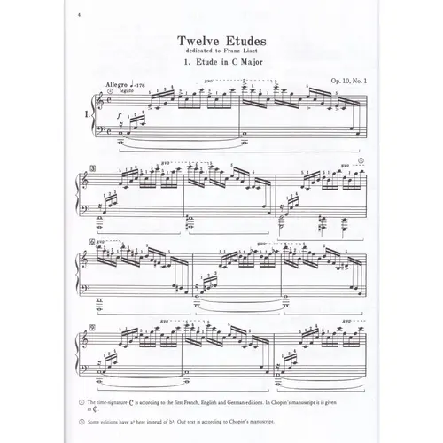 24 Etudes Opus 10 e 25 for the piano
