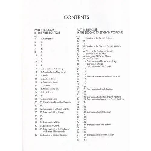 The School Of Violin Technics Complete Parts I-Iv,Op.1