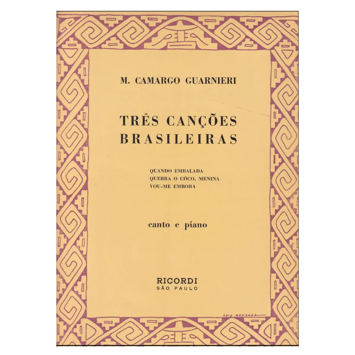 Três Canções Brasileiras