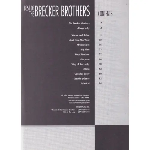 Best Of The Brecker Brothers