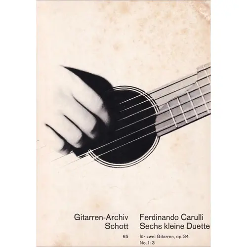 Sechs Kleine Duette - Op.34 (N.1-3)