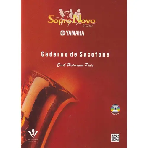 Caderno De Saxofone  - Sopro Novo Bandas Yamaha